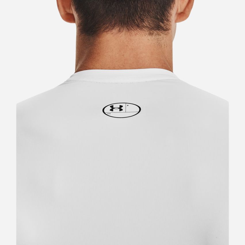 Under Armour HeatGear Compression T-Shirt Herren weiss