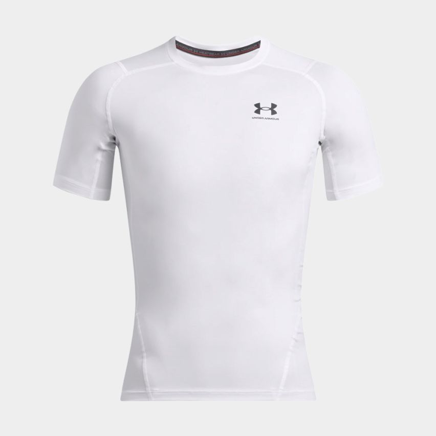 Under Armour HeatGear Compression T-Shirt Herren weiss