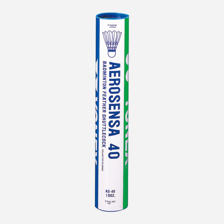 Yonex AEROSENSA 40 Speed 2 weiss (12 Shuttles)