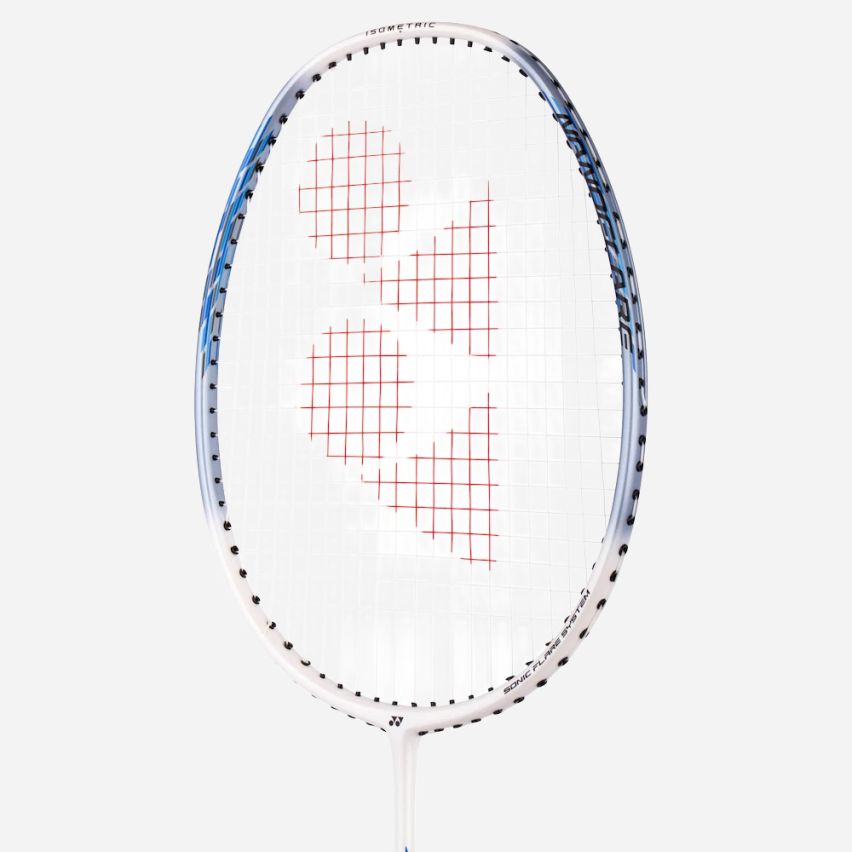 Yonex Badmintonracket Nanoflare 001 Clear white/saxe bespannt